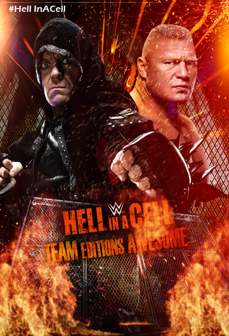 Hell In A Cell 2015 Official Poster by TobiasStriker