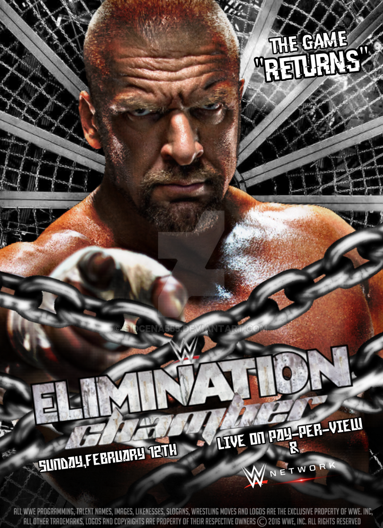 WWE Elimination Chamber 2017 Poster by SidCena555