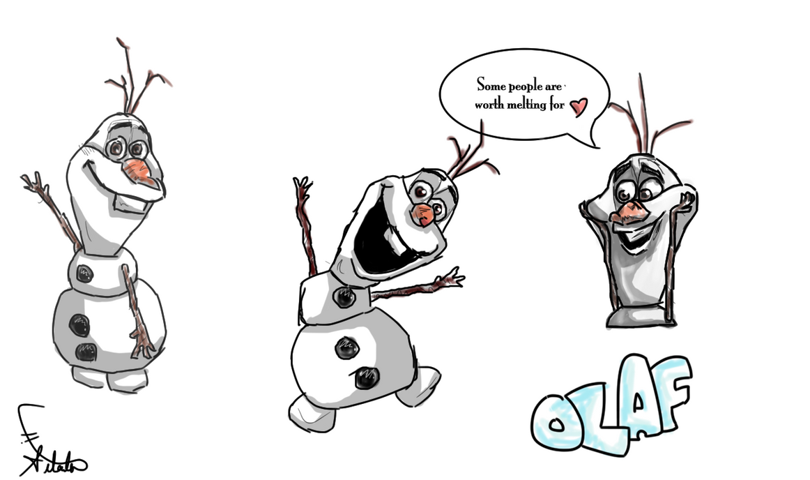 olaf melting coloring pages - photo #28