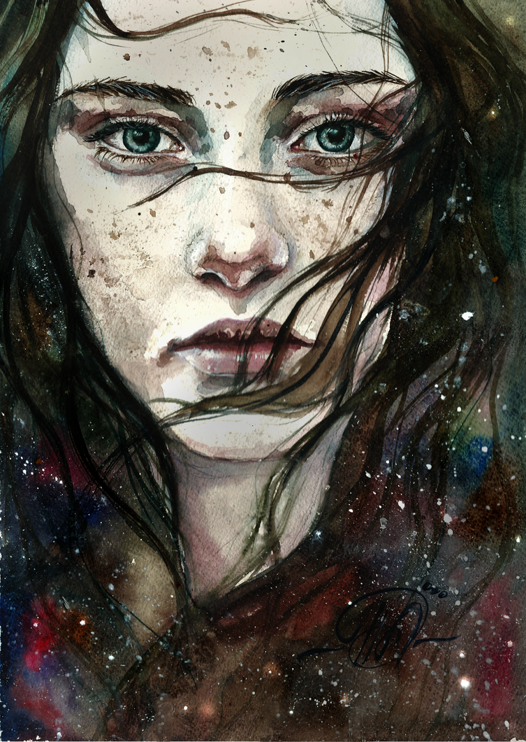 Watercolor Portraits by Lesya Poplavskaya #artpeople