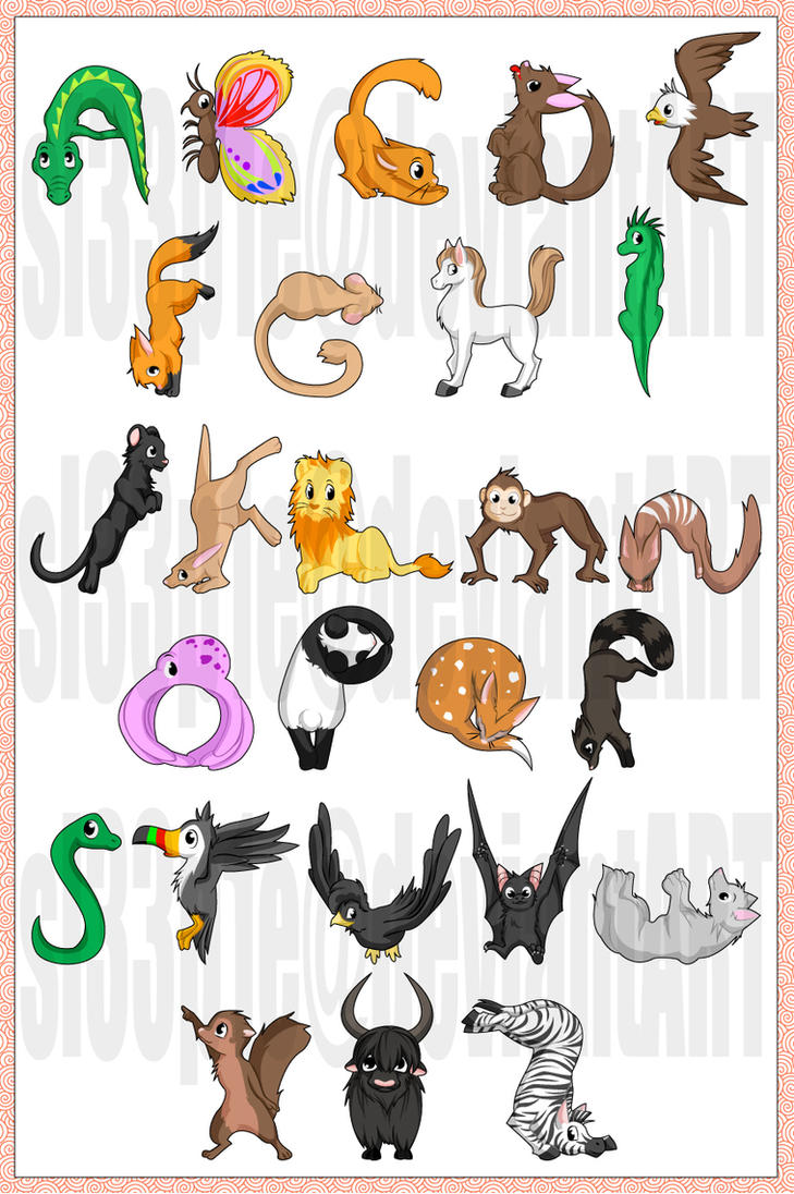 animal letters clipart - photo #50