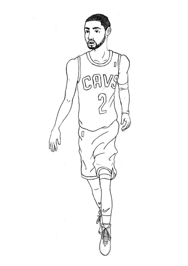 Download Kyrie Irving - Free Coloring Pages