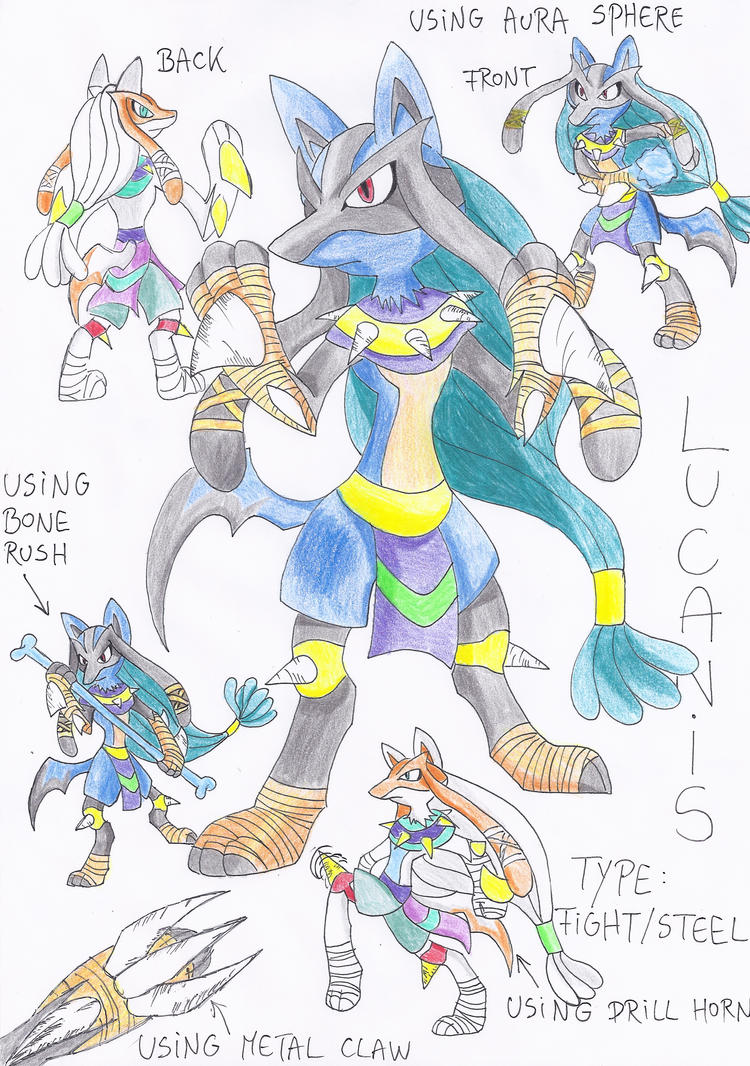 Evolution of Lucario by FUNFUNFUNPRODUCTION on DeviantArt