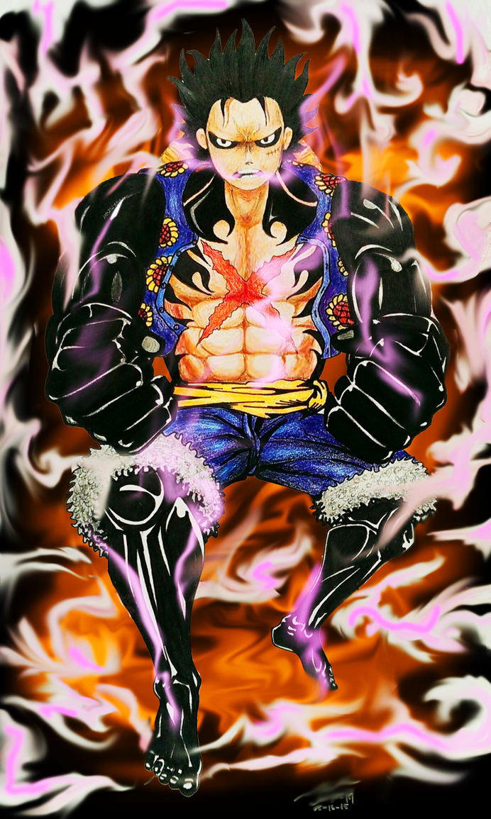 Luffy's Gear 4th by jmanalabe on DeviantArt